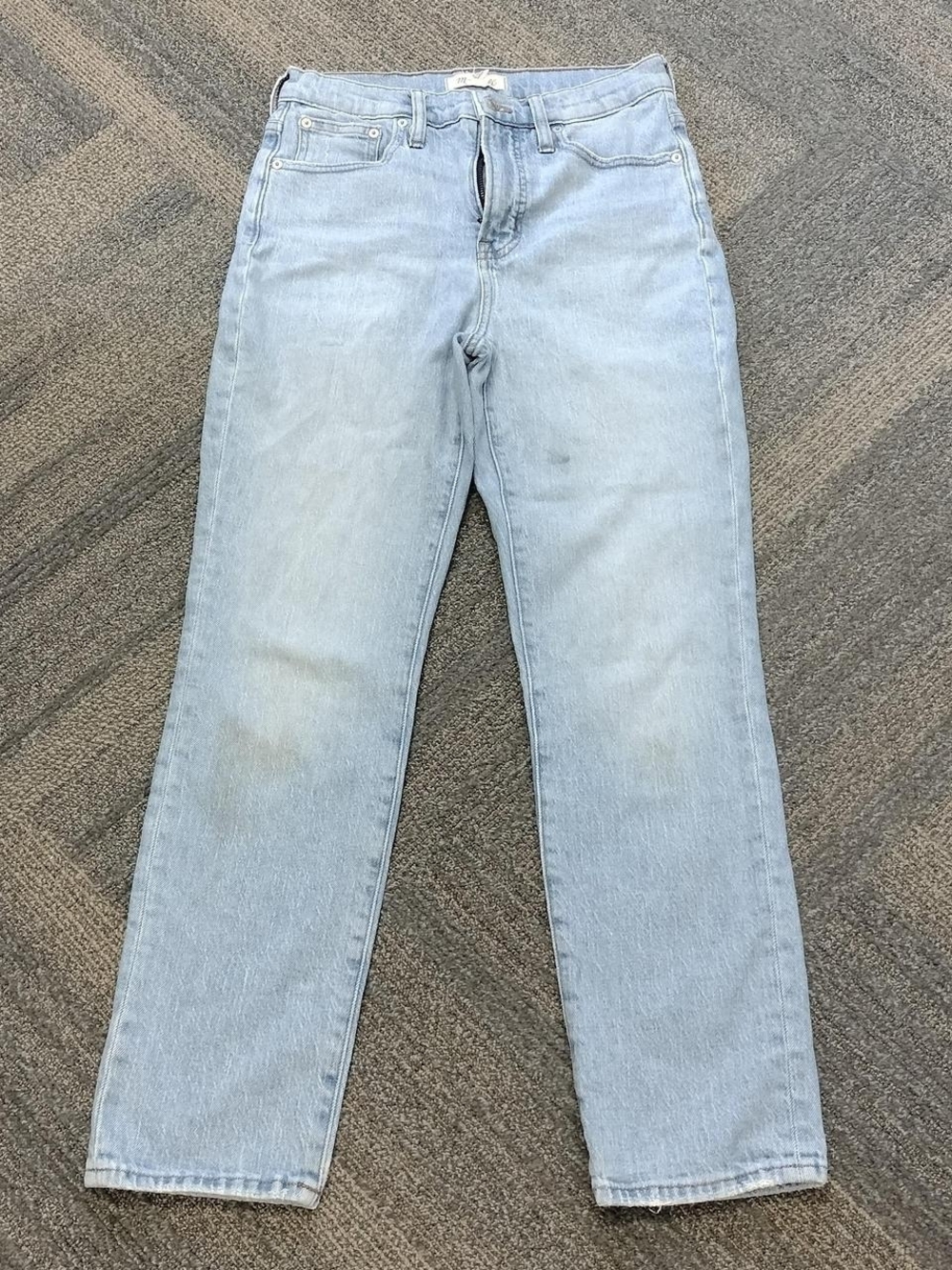 Light Blue Women's Straight-Leg Jeans